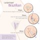 Ladyshape - Szablon do golenia w paseczek - Brazilian