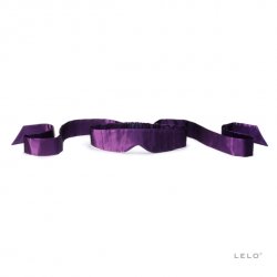 Opaska na oczy - Lelo Intima Silk Blindfold Purple