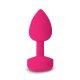 Plug analny - Fun Toys Gplug Large Neon Duży Różowy