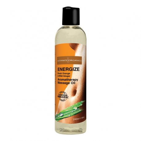 Energetyzujący olejek do masażu - Intimate Organics Energize Massage Oil 240 ml