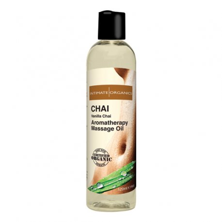 Herbaciany olejek do masażu - Intimate Organics Chai Massage Oil 120 ml