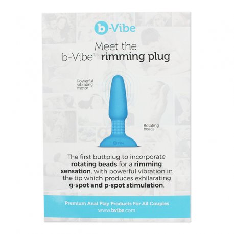 Reklama - B-Vibe Rimming Plug Sign