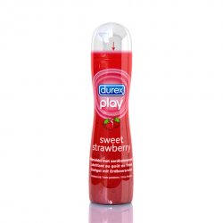 Żel nawilżający truskawkowy - Durex Play Strawberry Lubricant 50 ml