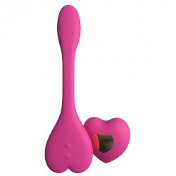 Wibrator ze stymulatorem - Kama Sutra Rhythm Natya Ultimate Couples Toys Pink