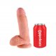 Penis dildo - King Cock 7 Inch with Balls Flesh