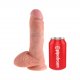 Penis dildo - King Cock 8 Inch with Balls Flesh