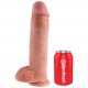 Penis dildo - King Cock 11 Inch with Balls Flesh