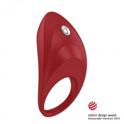 Pierścień erekcyjny wibrujący - Ovo B7 Vibrating Ring Red