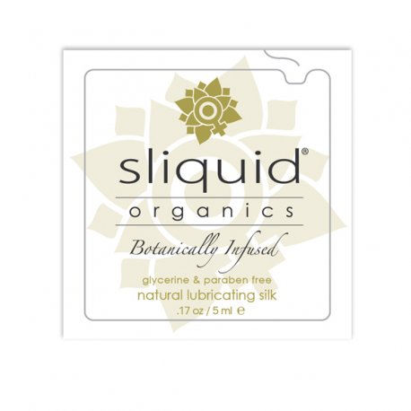 Tester SASZETKA lubrykant - Sliquid Organics Silk Lubricant Pillow 5 ml