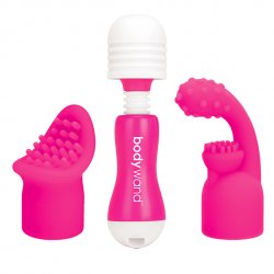 Mały masażer - Bodywand Rechargeable Mini Pink with Attachment