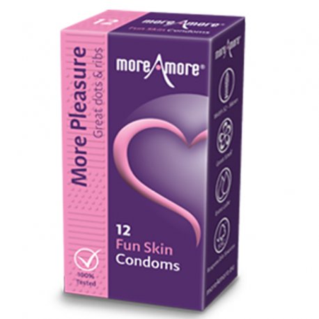 Prezerwatywy - MoreAmore Condom Fun Skin 12 szt