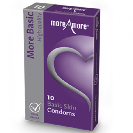 Prezerwatywy - MoreAmore Condom Basic Skin 10 szt