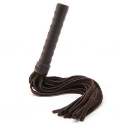 Pejcz mały - Coco de Mer Leather Small Flogger Brown