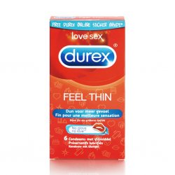 Prezerwatywy - Durex Emoji Feel Thin Condoms 6 szt