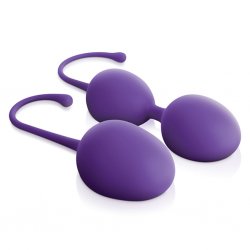 Zestaw do ćwiczeń Kegla - Jimmyjane Intimate Care Kegel Trainer Set Purple