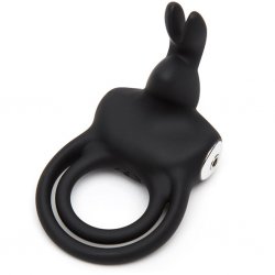 Pierścień erekcyjny - Happy Rabbit Stimulating USB Rechargeable Rabbit Love Ring